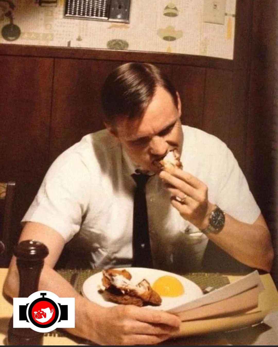 astronaut Neil Armstrong spotted wearing a Omega 105.003