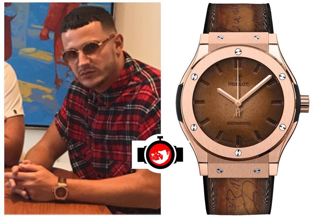 DJ Snake's Watch Collection: The Berluti Hublot Classic Fusion in 18KT King Gold 