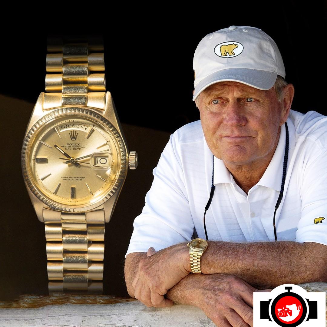 golfer Jack Nicklaus spotted wearing a Rolex 1803