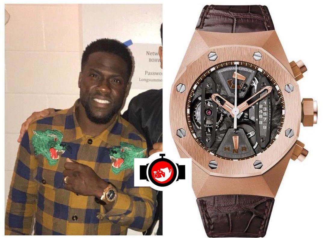 comedian Kevin Hart spotted wearing a Audemars Piguet 26223OR