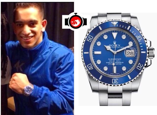 boxer Haroon harry Khan spotted wearing a Rolex 116619LB