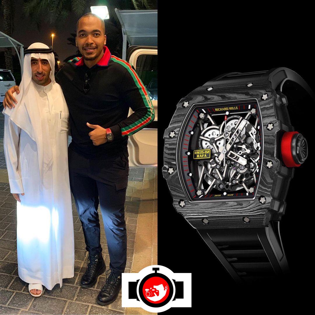 business man Oweis Zahran spotted wearing a Richard Mille RM35-02