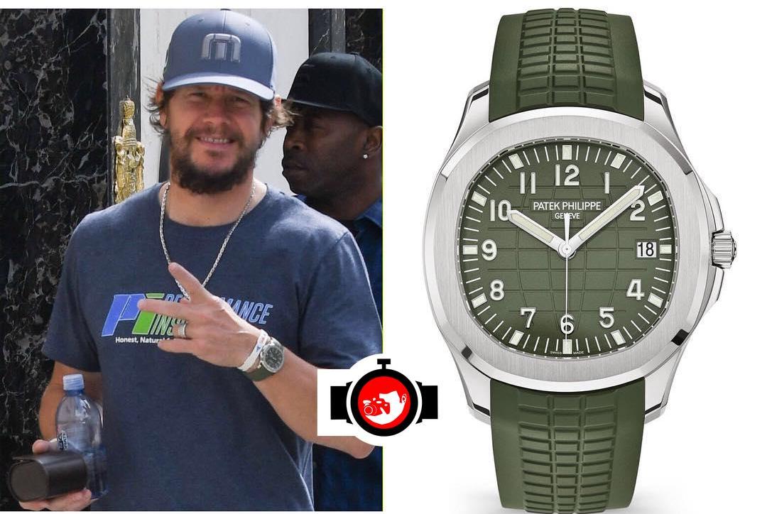 actor Mark Wahlberg spotted wearing a Patek Philippe 5168G