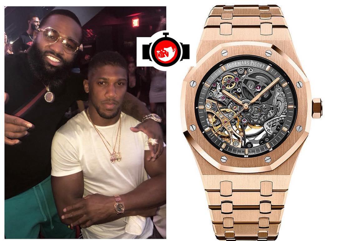 Anthony Joshua's Open Worked Audemars Piguet Royal Oak Double Balance Wheel in 18K Gold: A Timepiece Fit for a Champion