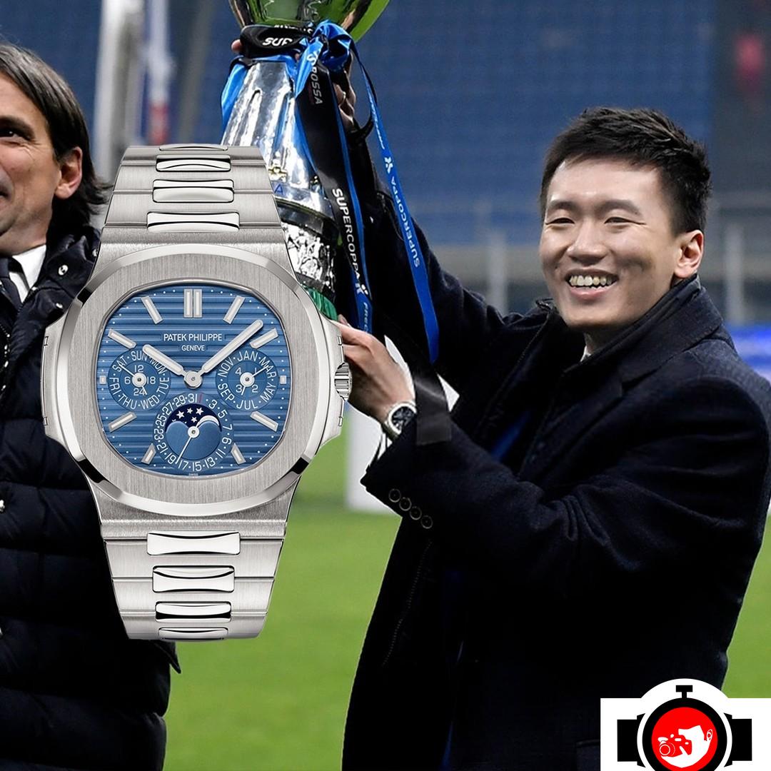 business man Steven Zhang spotted wearing a Patek Philippe 5740G