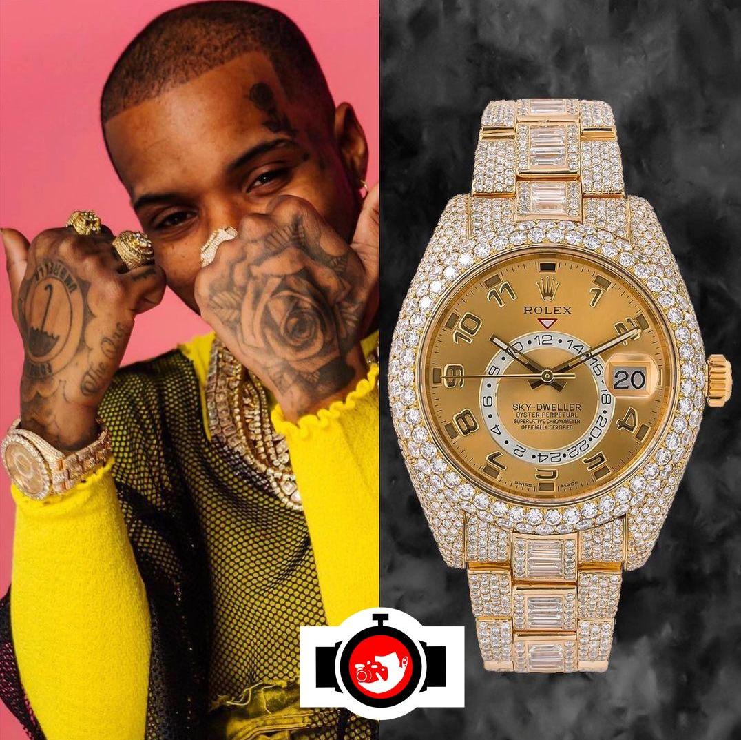 rapper Tory Lanez spotted wearing a Rolex 326938