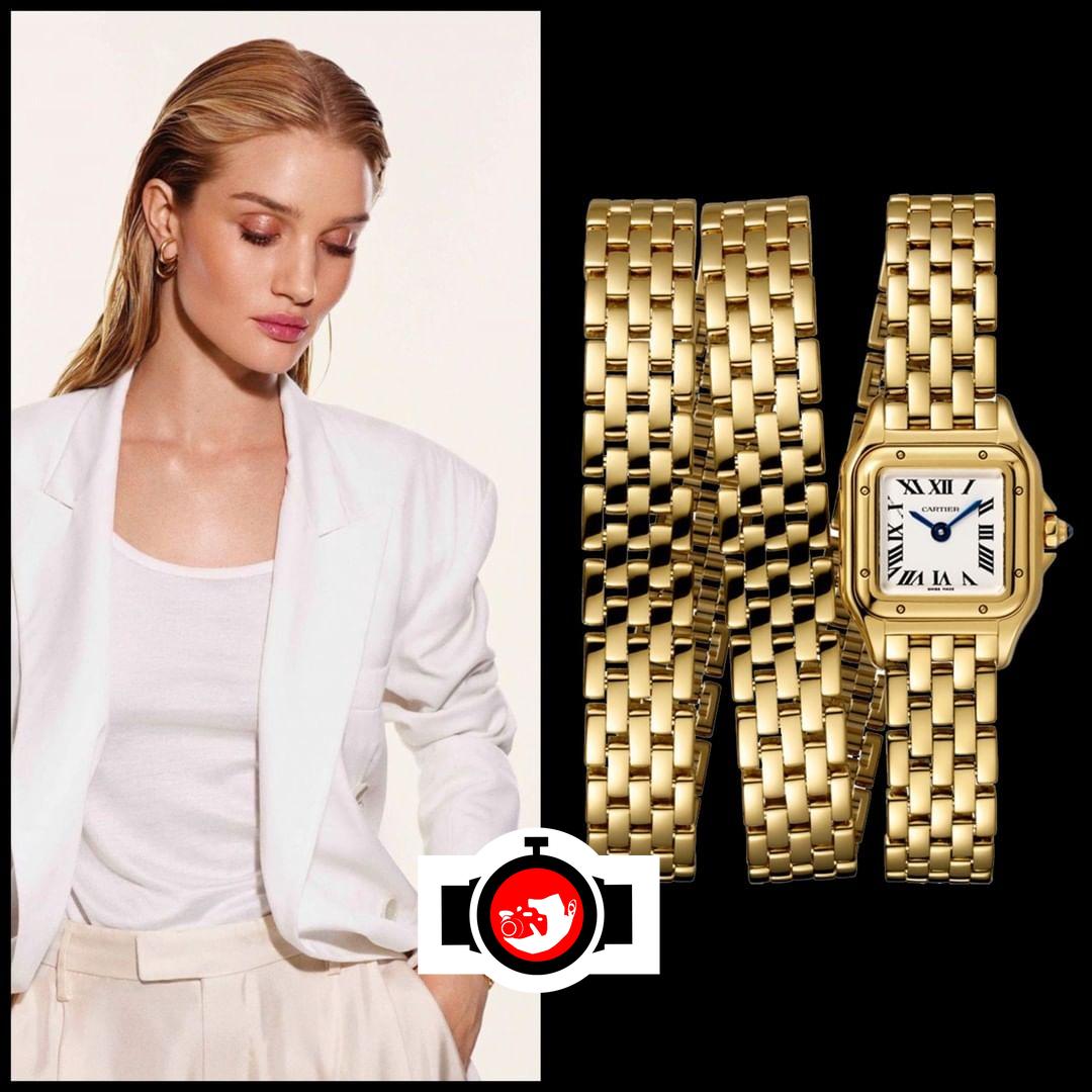 model Rosie Huntington-Whiteley spotted wearing a Cartier WGPN0012