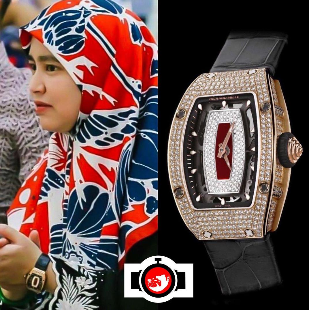 royal Hajah Hafizah Sururul Bolkiah spotted wearing a Richard Mille RM007-01