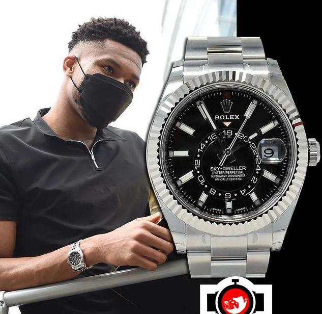 Inside Giannis Antetokounmpo's Impressive Watch Collection: The Rolex Sky Dweller 