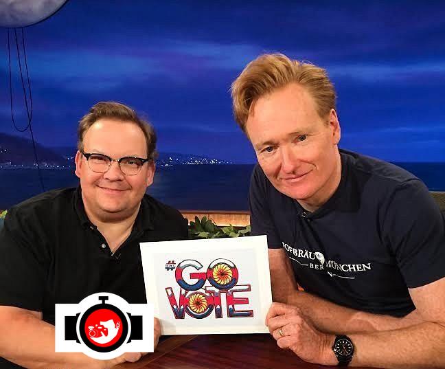 television presenter Conan O'Brien spotted wearing a Rolex 
