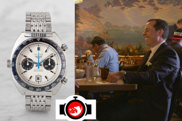 actor Jerry Seinfeld spotted wearing a Tag Heuer 