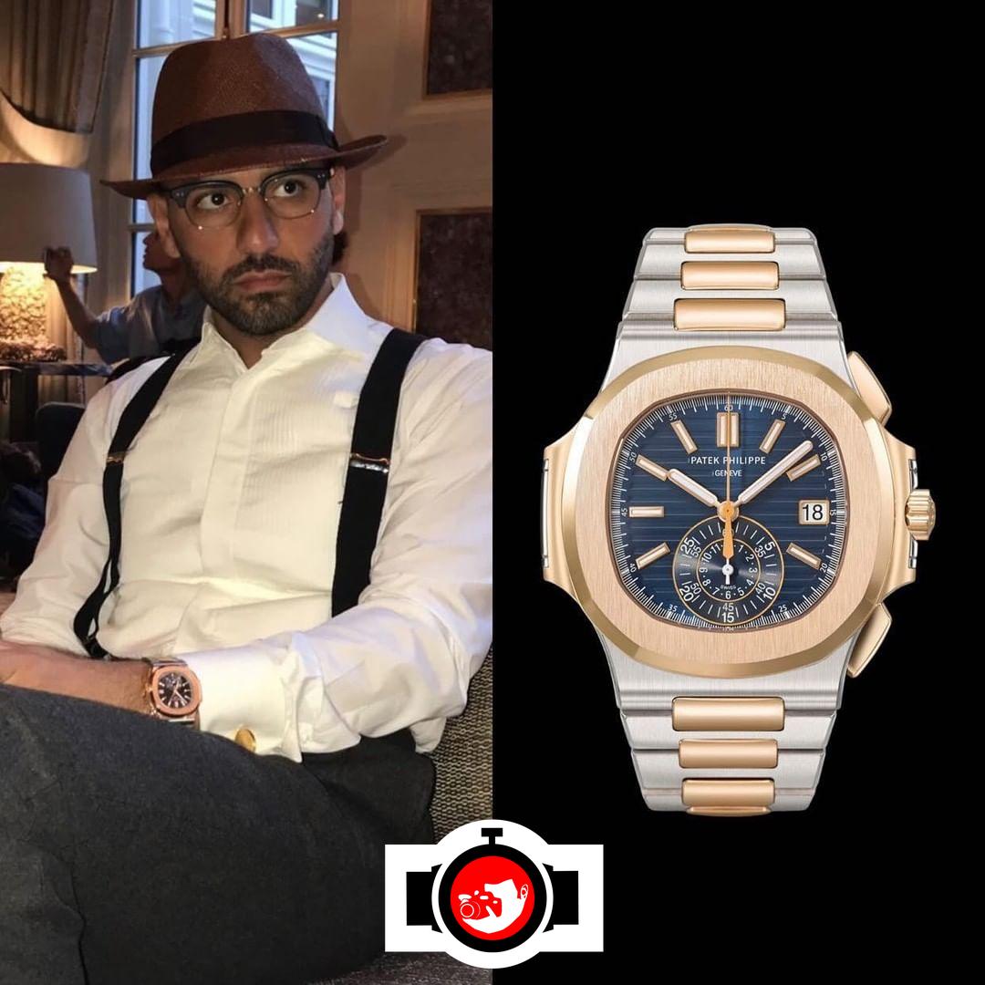 business man Mohamad Al Refaai spotted wearing a Patek Philippe 5980/1AR-001