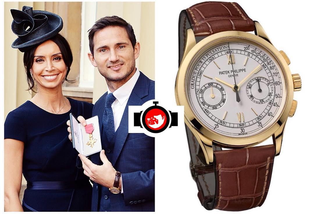 football manager Frank Lampard spotted wearing a Patek Philippe 5170J