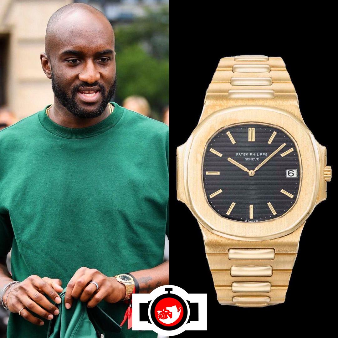 business man Virgil Abloh spotted wearing a Patek Philippe 5726