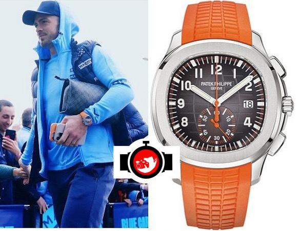 footballer Jack Grealish spotted wearing a Patek Philippe 5968A