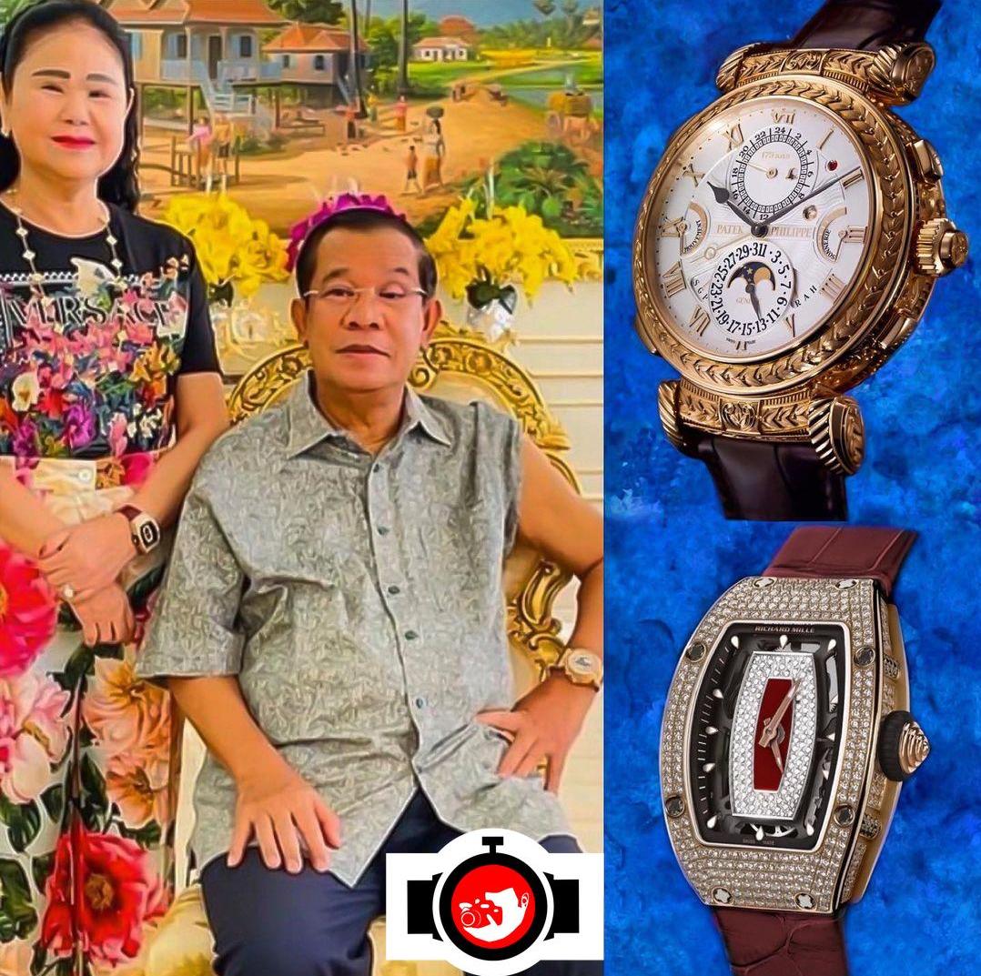 politician Bun Rany spotted wearing a Richard Mille RM 37