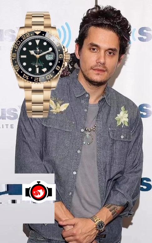 singer John Mayer spotted wearing a Rolex 