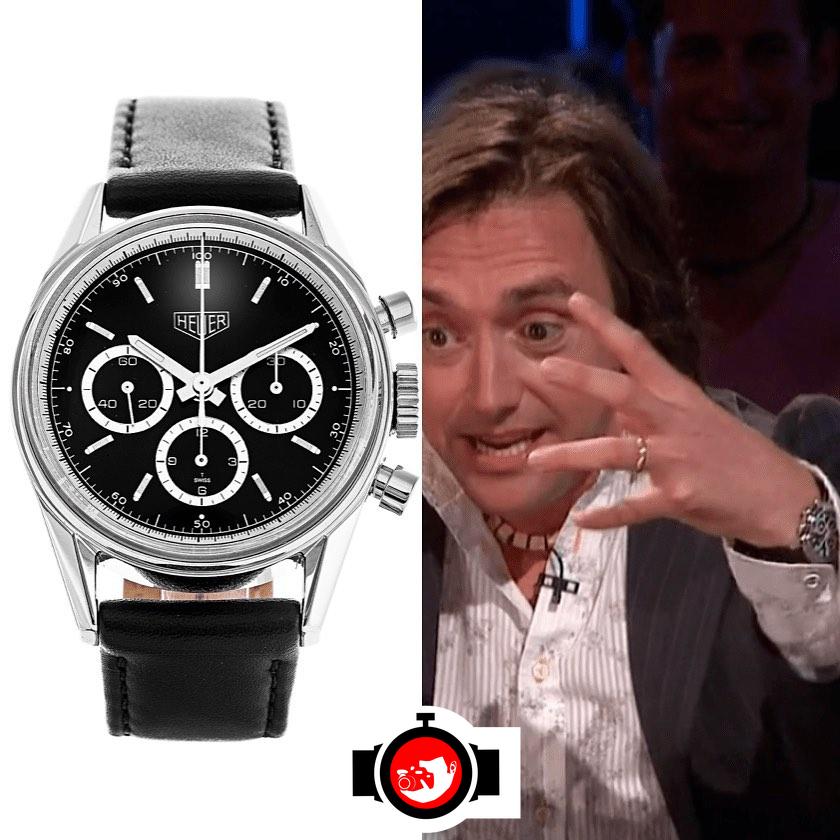 television presenter Richard Hammond spotted wearing a Tag Heuer 