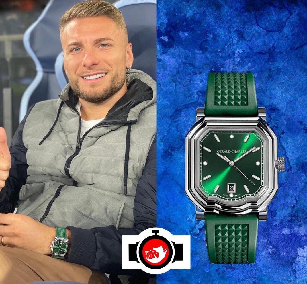 footballer Ciro Immobile spotted wearing a Gerald Charles GC2.0-A-02