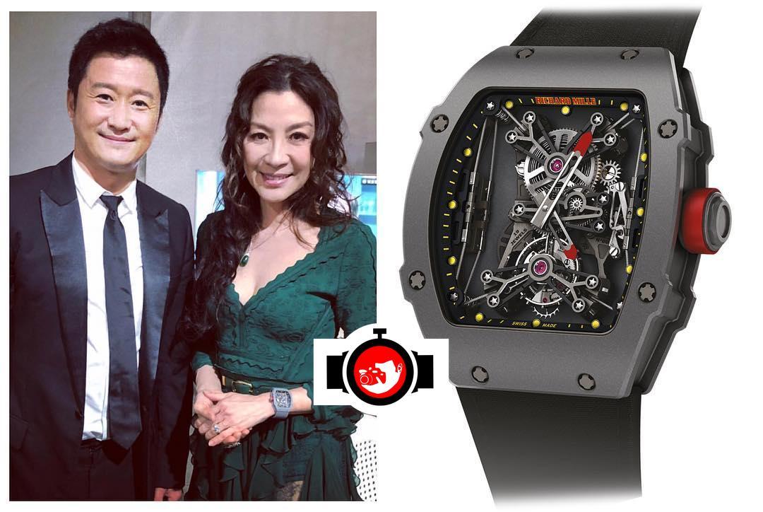 actor Michelle Yeoh spotted wearing a Richard Mille RM27-01