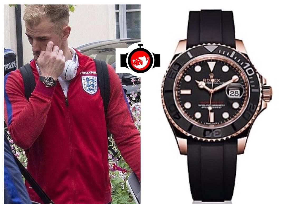 footballer Joe Hart spotted wearing a Rolex 
