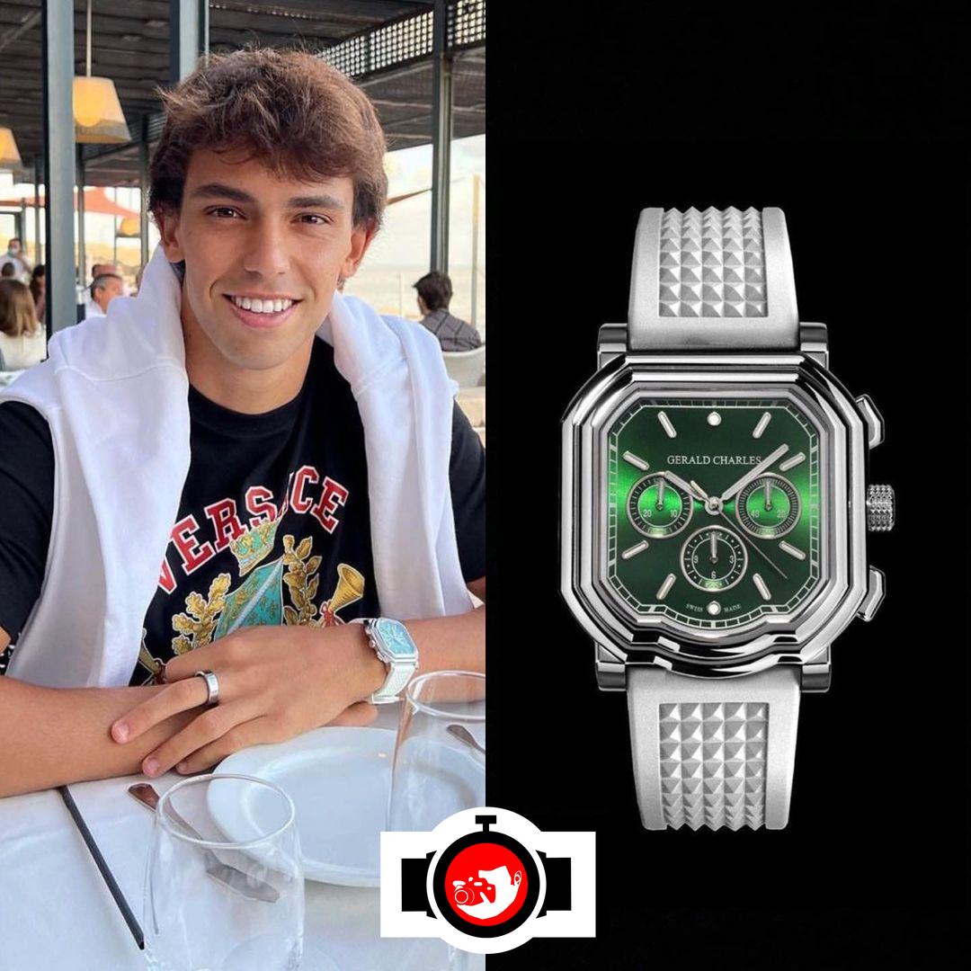 footballer Joao Felix spotted wearing a Gerald Charles 