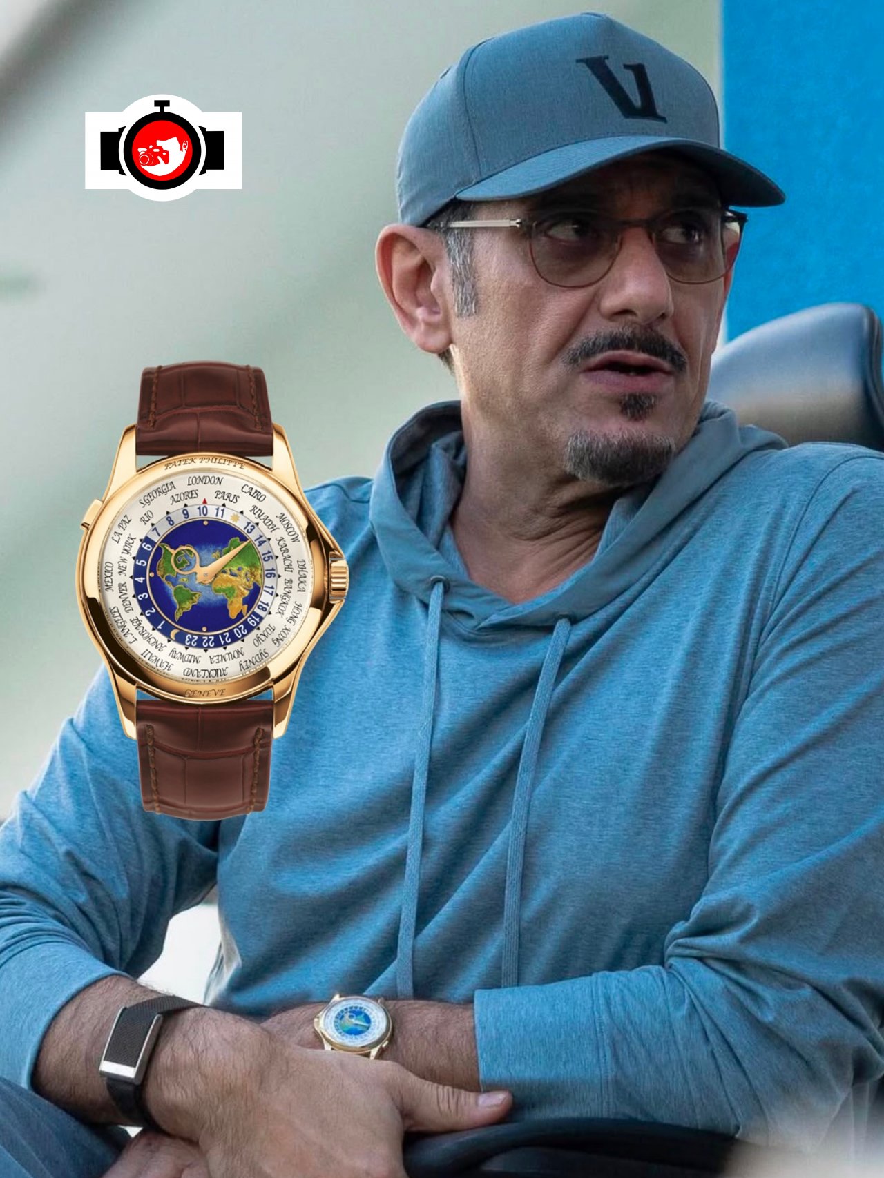 entrepreneur Prince Nawaf bin Saad Al Saud spotted wearing a Patek Philippe 5231G