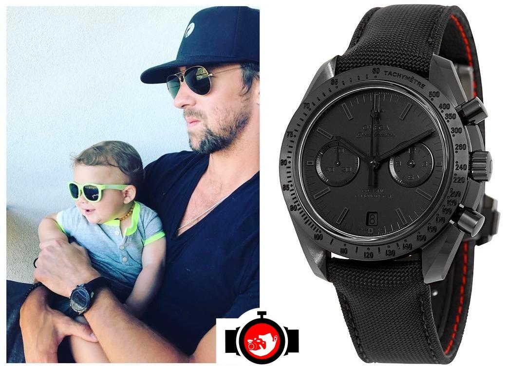 athlete Michael Phelps spotted wearing a Omega 311.92.44.51.01.003