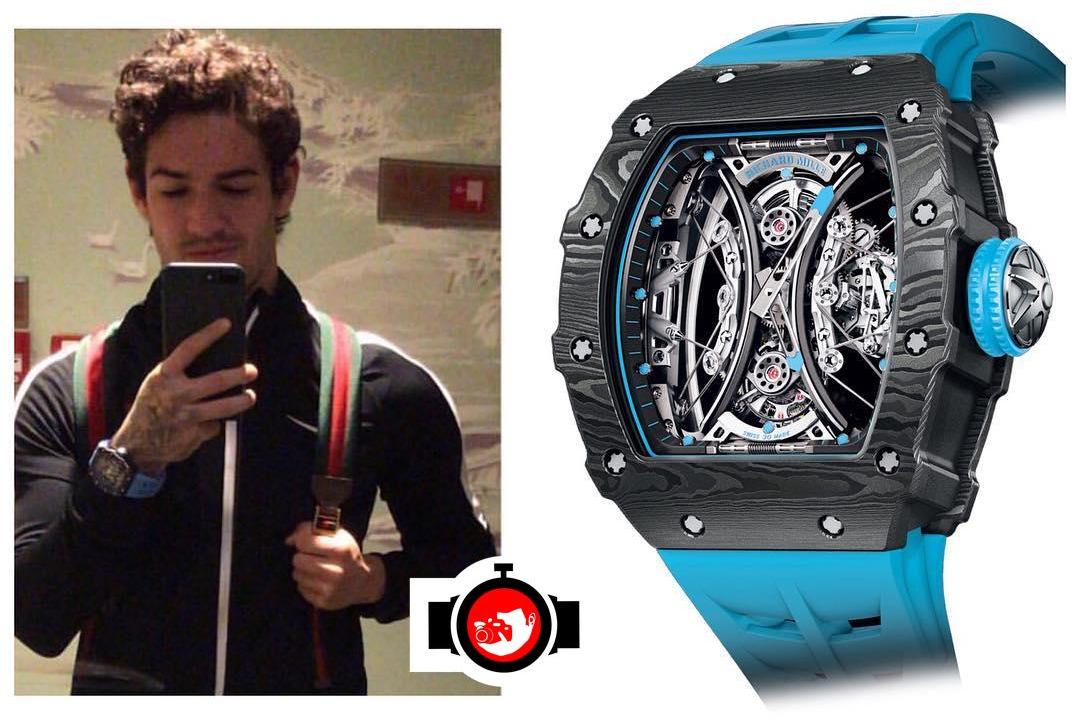 footballer Alexandre Pato spotted wearing a Richard Mille RM53-01