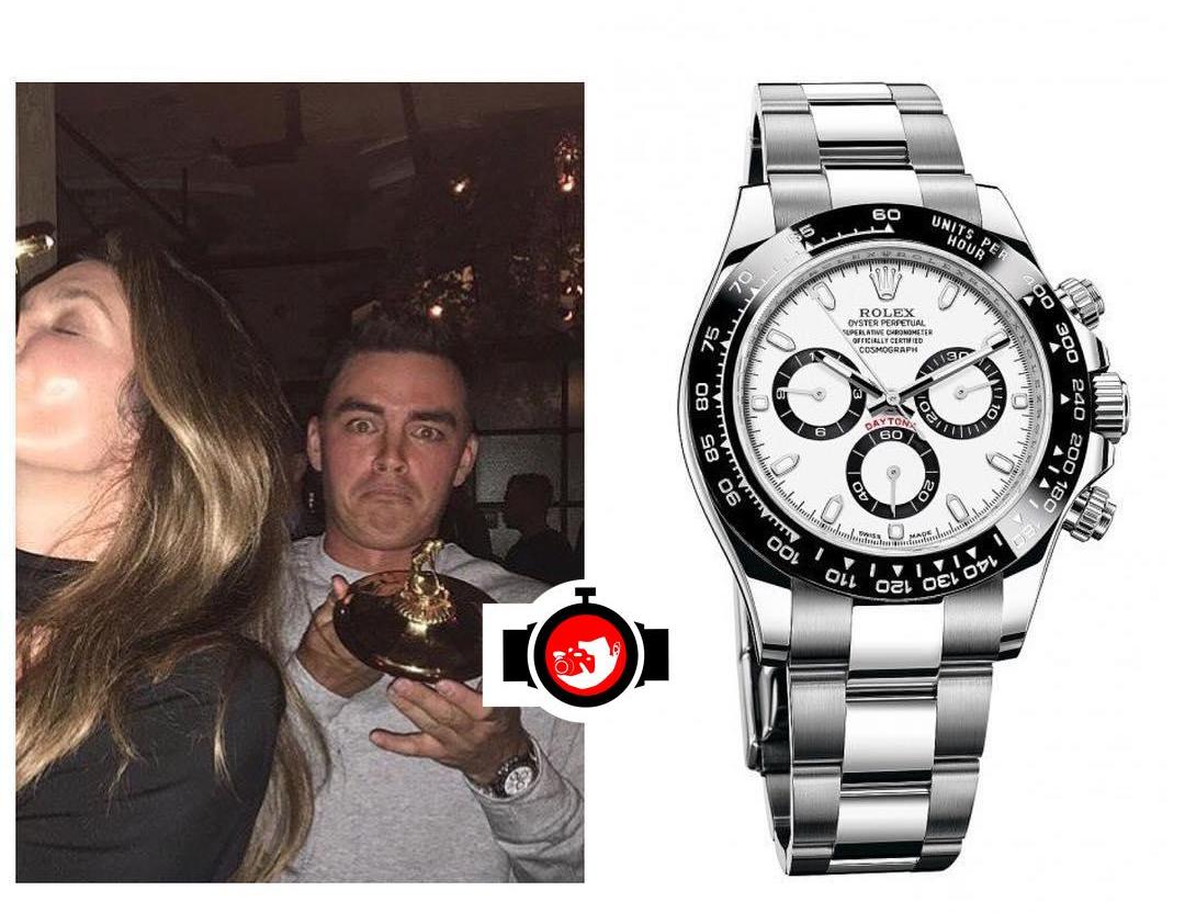 golfer Rickie Fowler spotted wearing a Rolex 116500