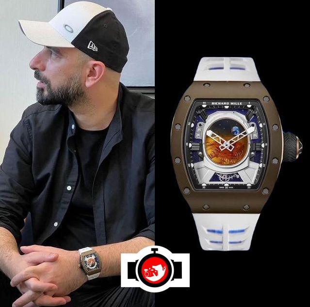 business man Karim Haddad spotted wearing a Richard Mille RM52-05
