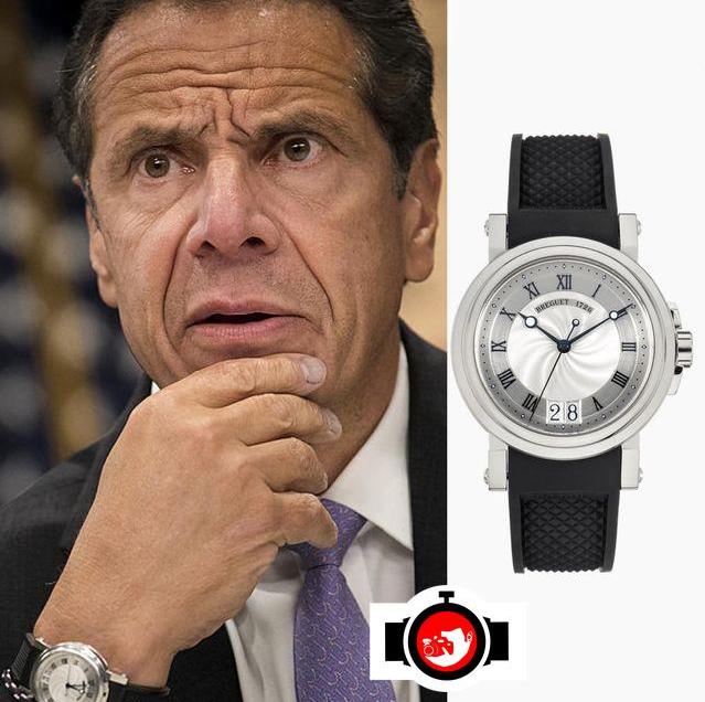 politician Andrew Cuomo spotted wearing a Breguet 