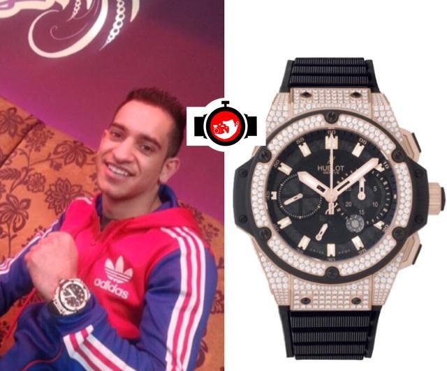 Discovering Haroon Harry Khan's Hublot King Power Split Second Gold Pave Watch