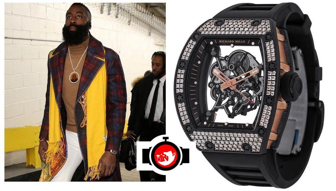 James Harden's Watch Collection: Inside the Richard Mille RM55 'Bubba Watson' with Factory Set Diamonds