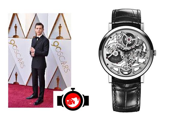 actor Tom Holland spotted wearing a Piaget 