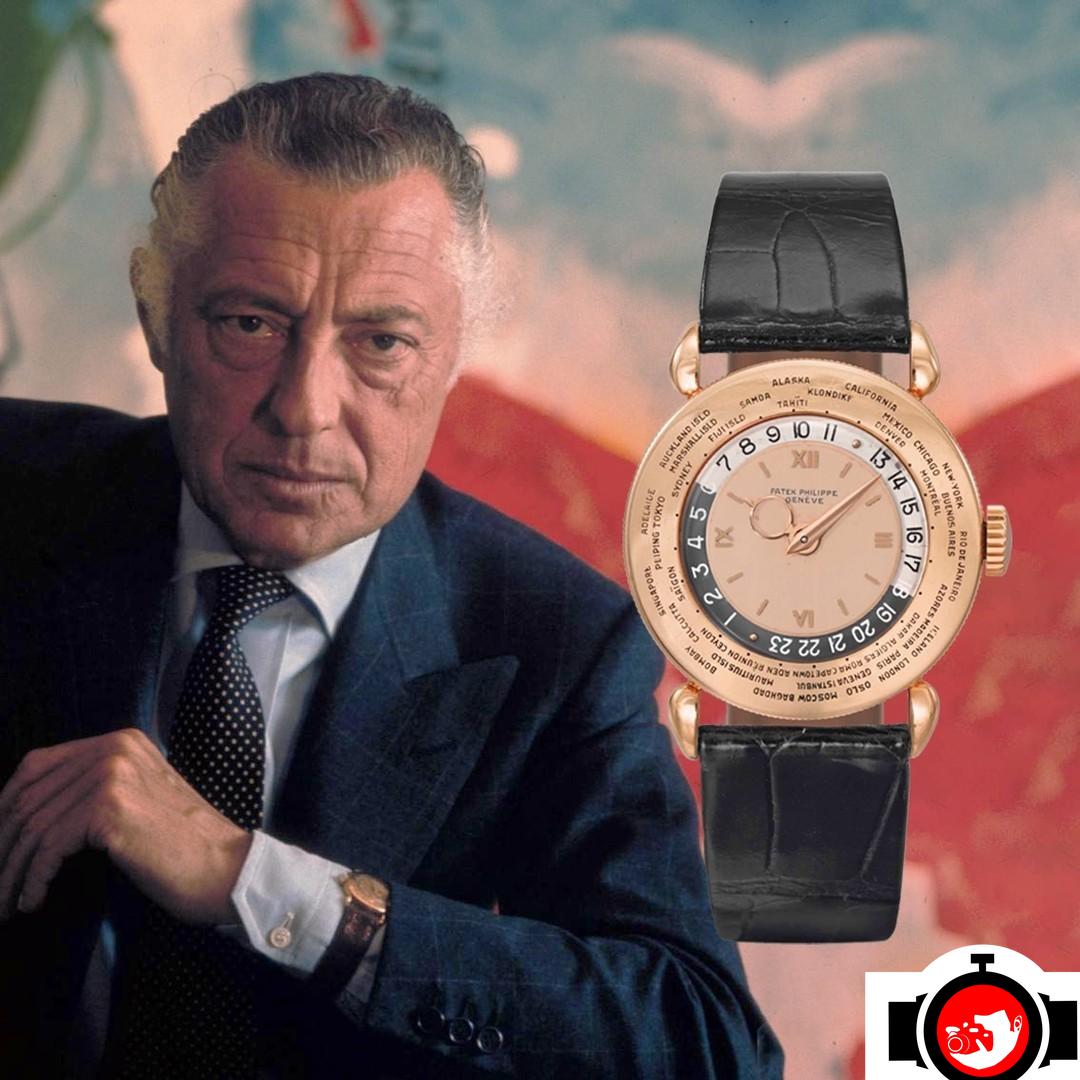 business man Gianni Agnelli spotted wearing a Patek Philippe 1415HU
