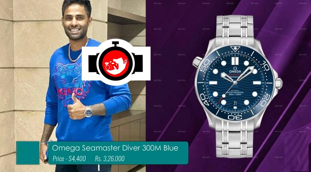 cricketer Suryakumar Yadav spotted wearing a Omega 