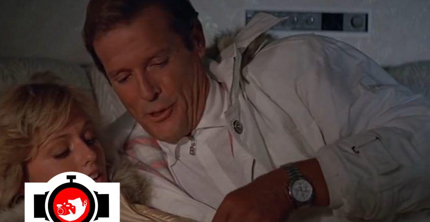 actor Roger Moore spotted wearing a Seiko Seiko SPR007 7A28-7020