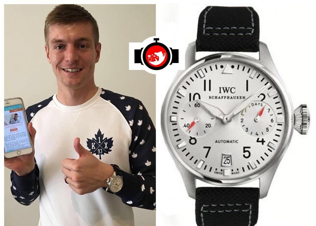 footballer Toni Kroos spotted wearing a IWC IW500432