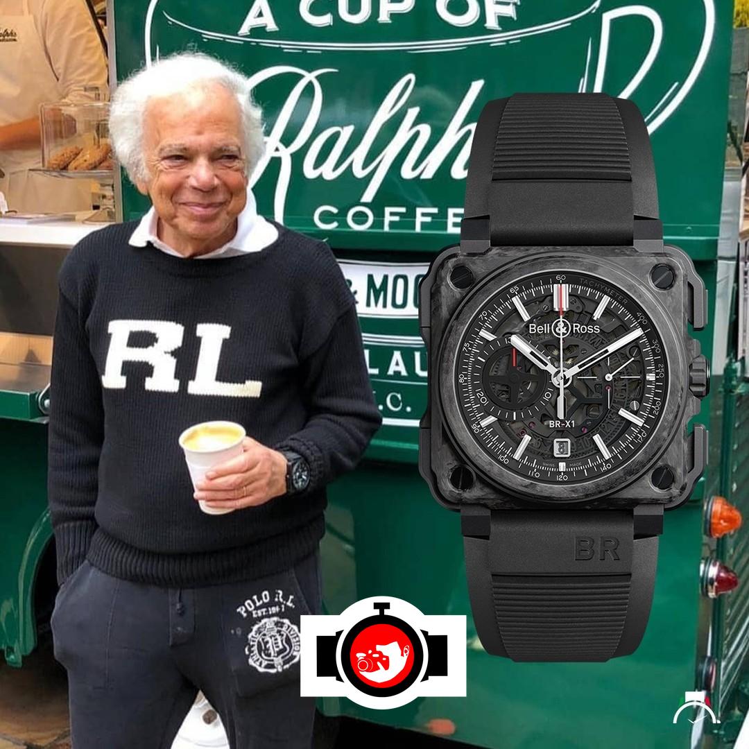 business man Ralph Lauren spotted wearing a Bell & Ross BR-X1