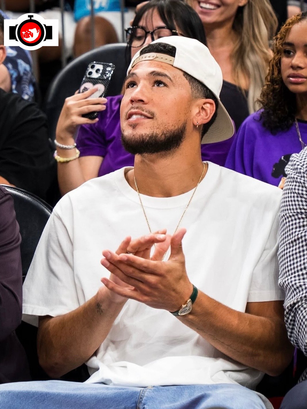basketball player Devin Booker spotted wearing a Cartier 