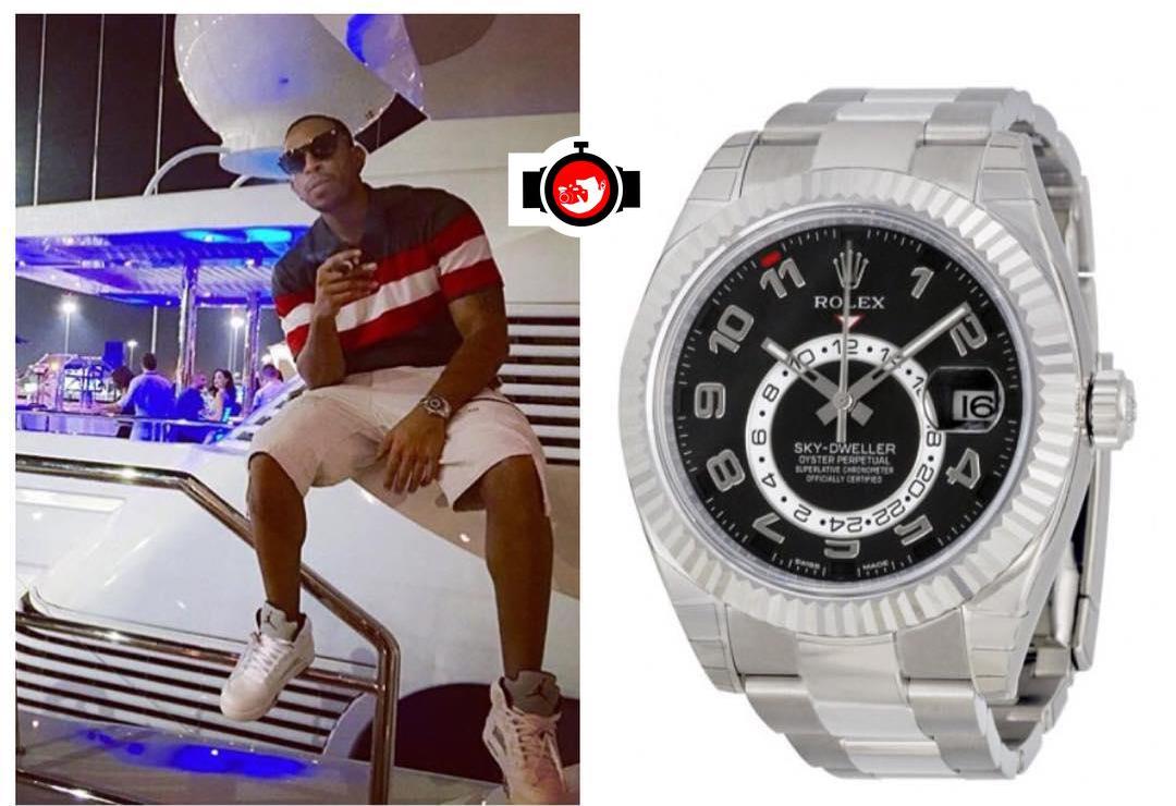 actor Ludacris spotted wearing a Rolex 326139