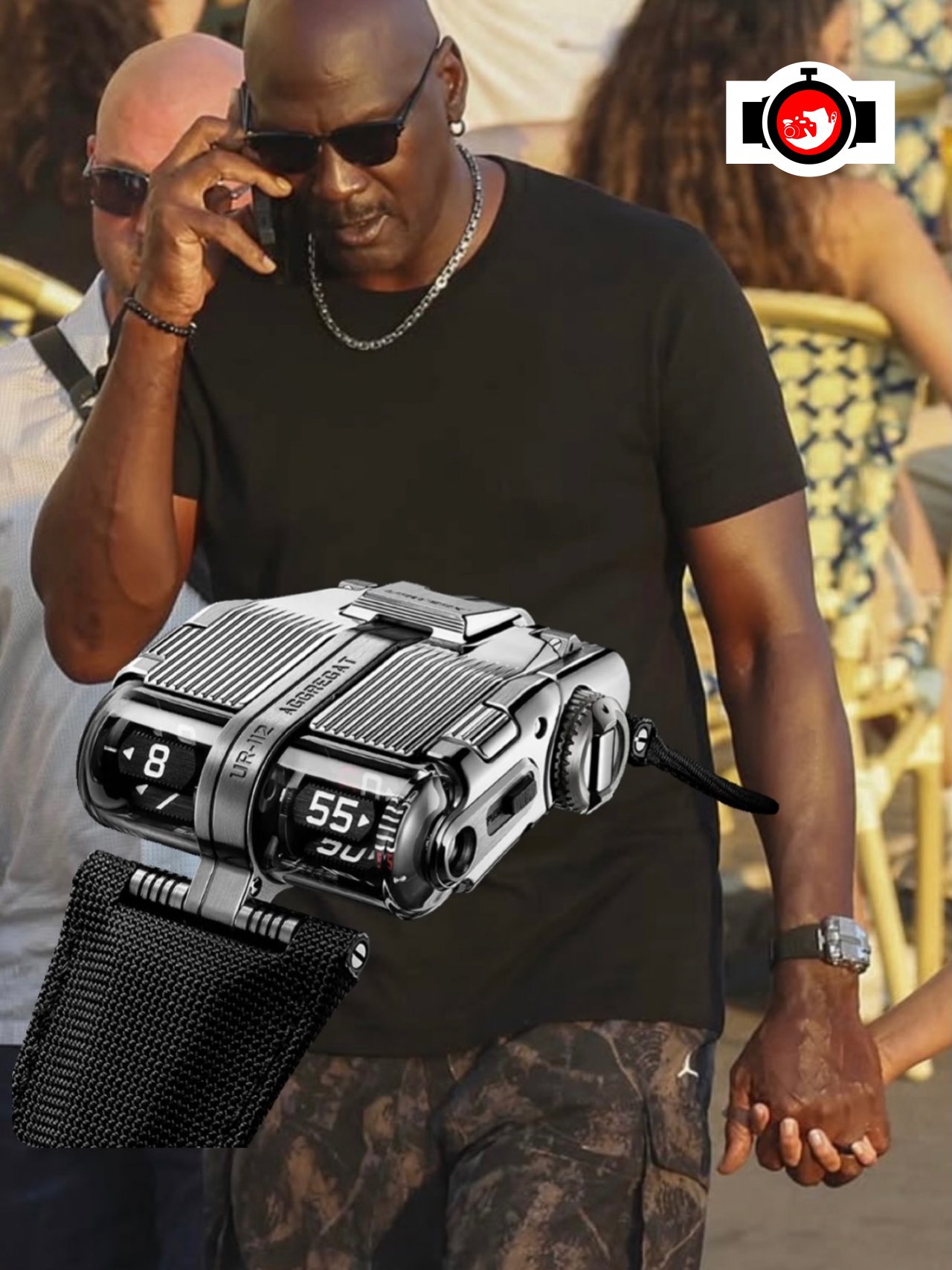 athlete Michael Jordan spotted wearing a Urwerk UR-112