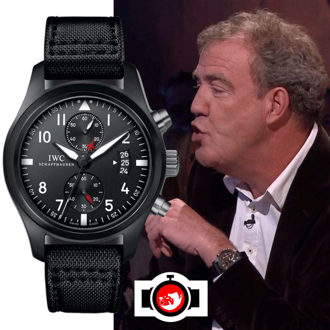 television presenter Jeremy Clarkson spotted wearing a IWC 3880