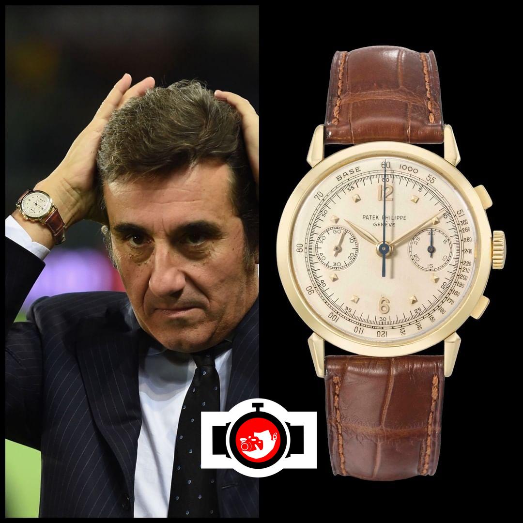 business man Urbano Cairo spotted wearing a Patek Philippe 1579J