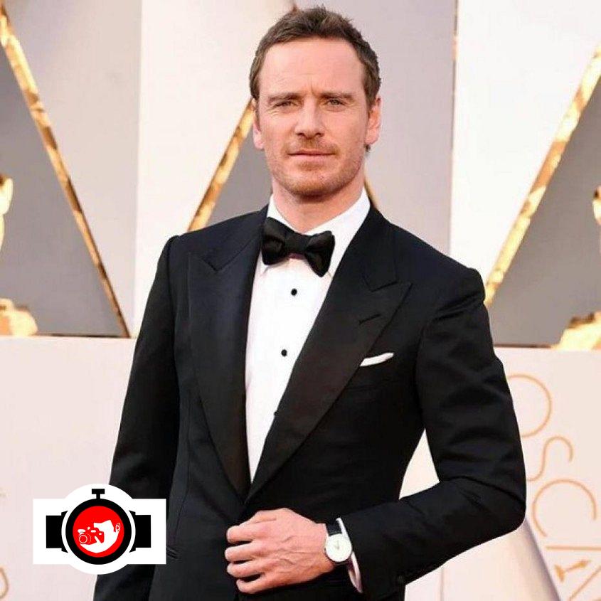 actor Michael Fassbender spotted wearing a Chopard 
