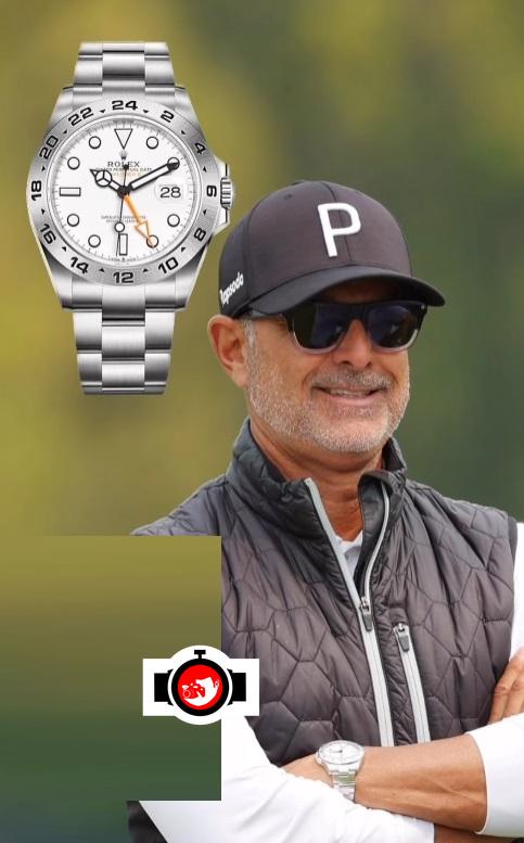 golfer Claude Harmon spotted wearing a Rolex 