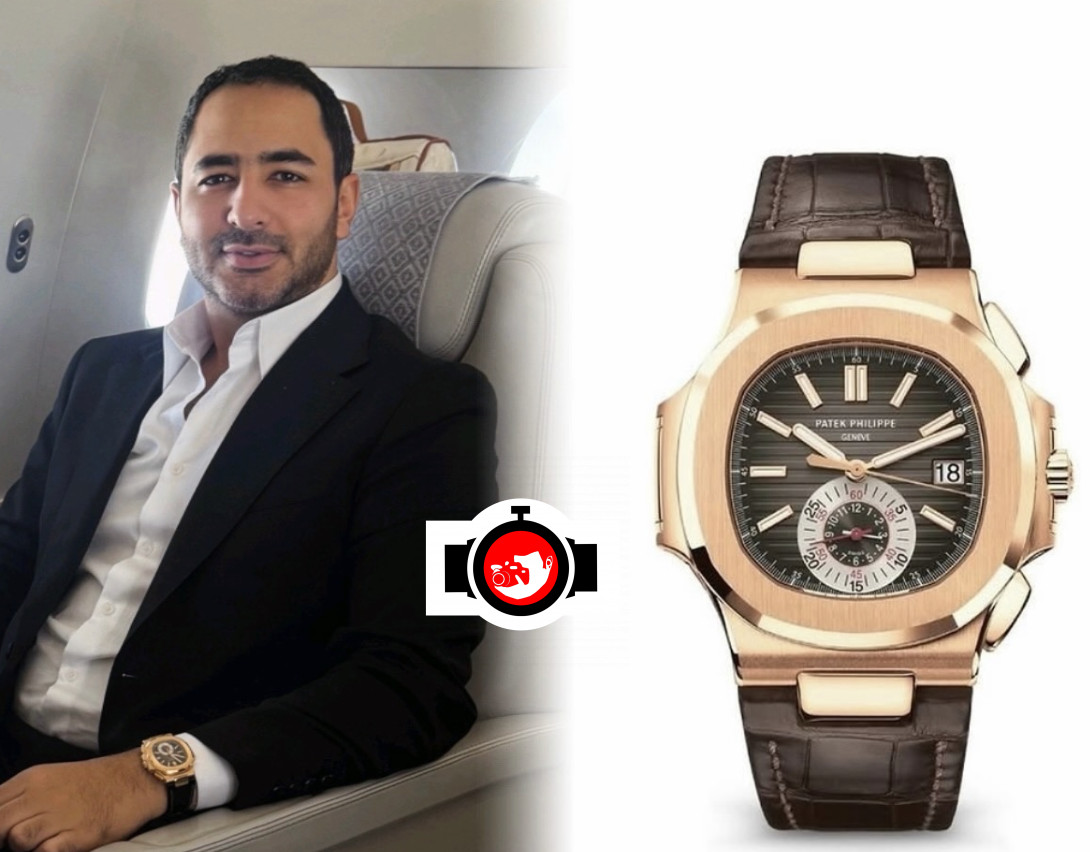 entrepreneur Islam Ghoneim spotted wearing a Patek Philippe 5980R