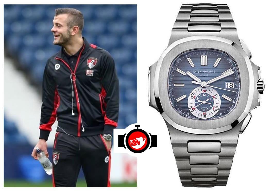 footballer Jack Wilshere spotted wearing a Patek Philippe 5980/1A