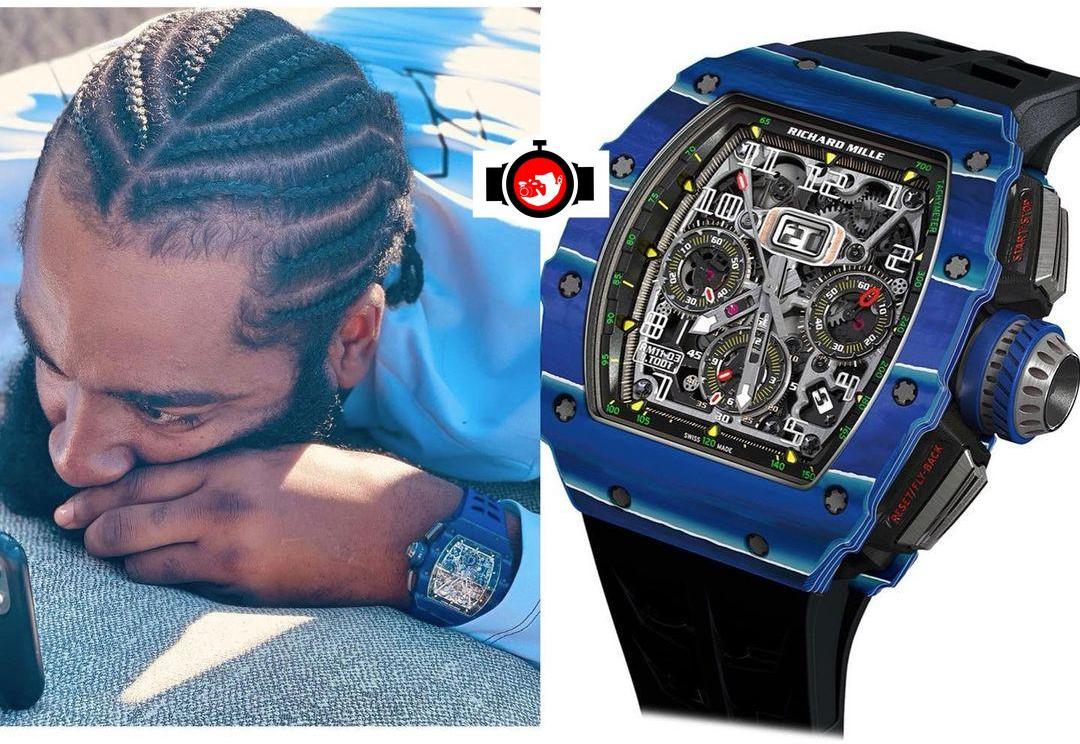 basketball player James Harden spotted wearing a Richard Mille RM11-03